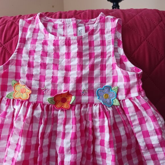Pink & White Check Sundress by Youngland, Size 24 Mo. - Picture 5 of 9